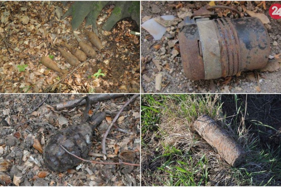 Nájdená vojenská munícia