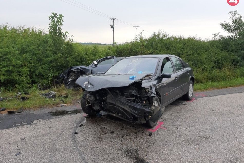 Čelná zrážka neďaleko Michaloviec