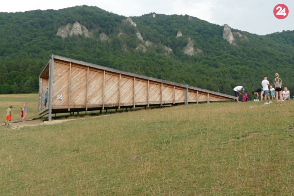 Zraková pyramída v Súľovských skalách