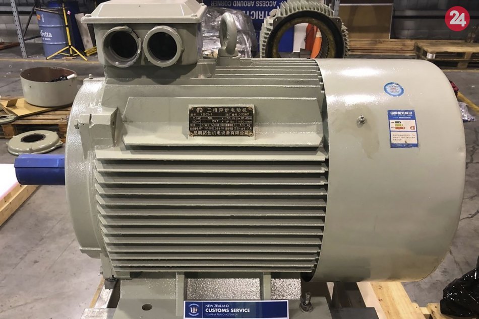 V dodávke elektromotorov objavili obrovský kontraband amfetamínu