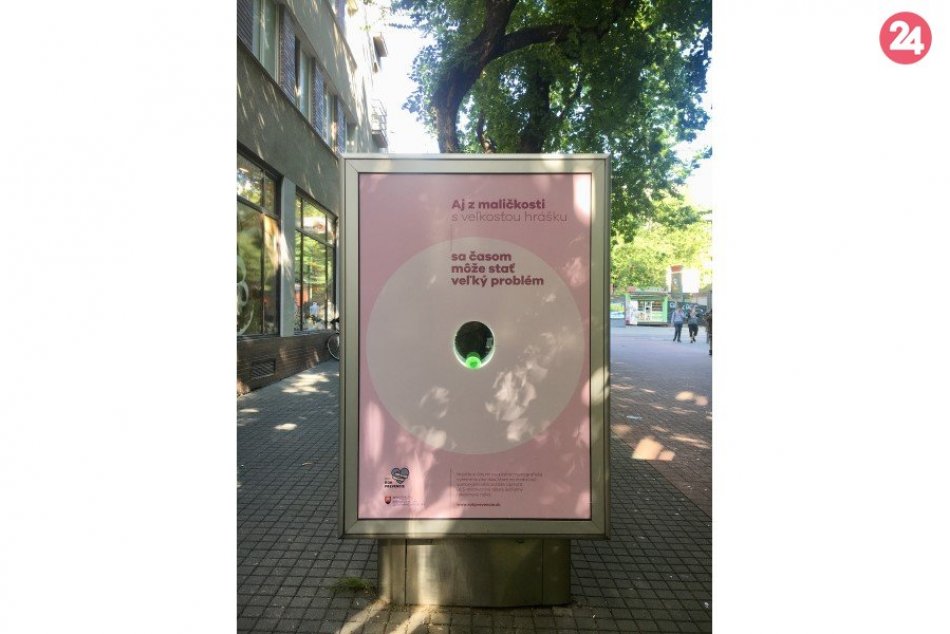 Unikátny citylight: Ženám pripomína dôležitosť mamografického vyšetrenia