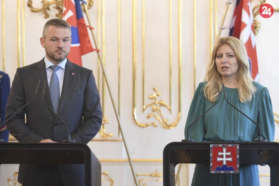 Zuzana Čaputová a Peter Pellegrini