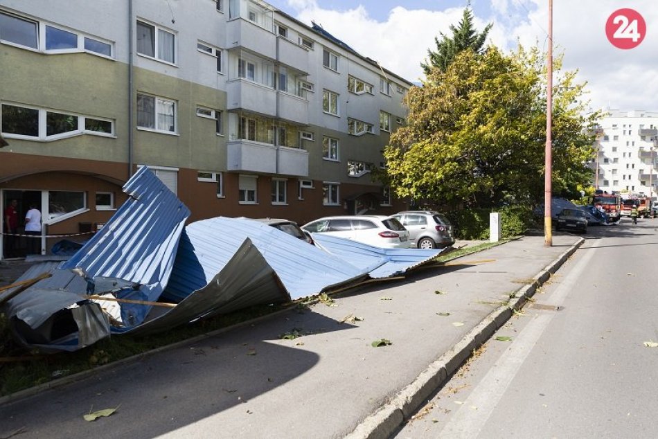 Vyčíňanie vetra v Bratislave
