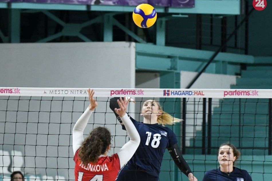 Volley project UKF Nitra – VK Slávia EU Bratislava 3:1 (22, 16, –16, 18)