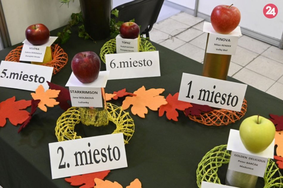 Vybrali najkrajšie jabĺčko Slovenska