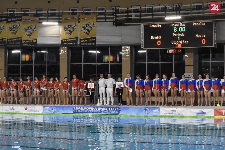 V OBRAZOCH: Vodné pólo ženy Slovensko - Turecko