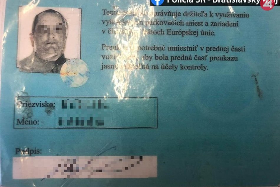 Polícia odhalila falšovateľov ZŤP preukazov