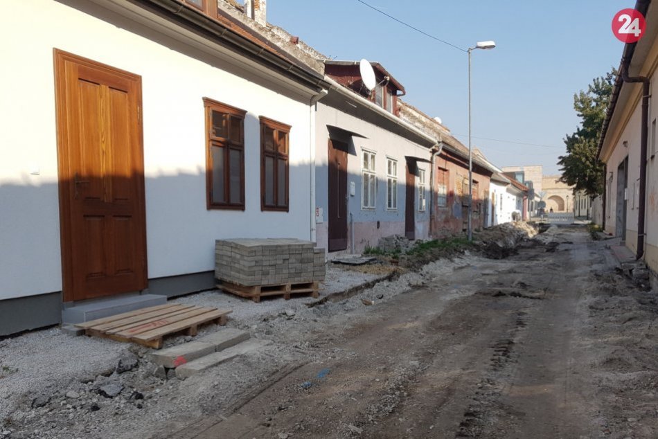 Ulica Horné bašty dostane nový povrch