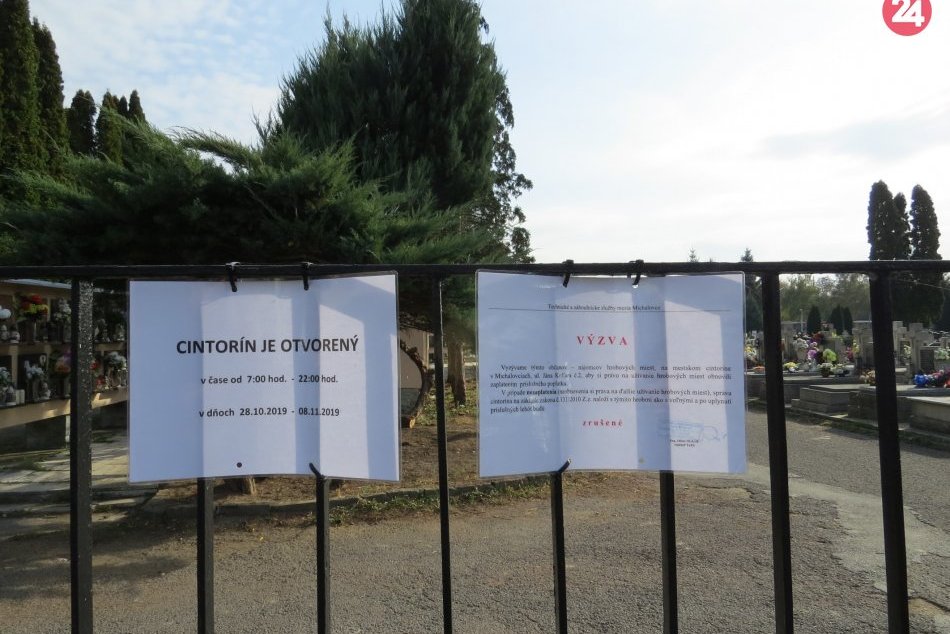 Neprehliadnite nové oznamy na mestskom cintoríne