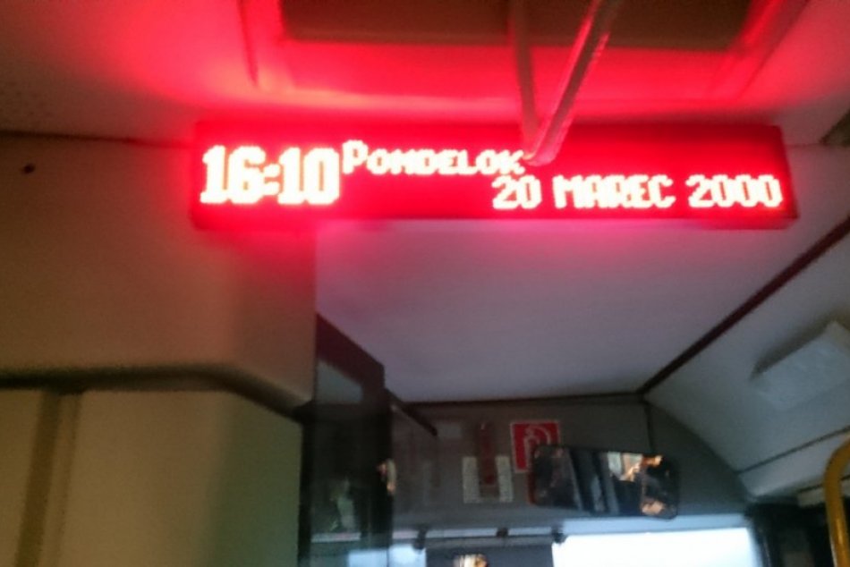 Zmätok v prešovskej MHD: Displeje vo vozidlách mali nesprávny dátum