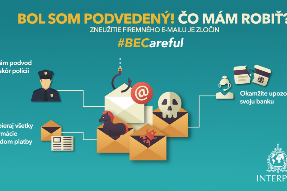 Polícia RADÍ: Ako postupovať pri zneužití firemného e-mailu?