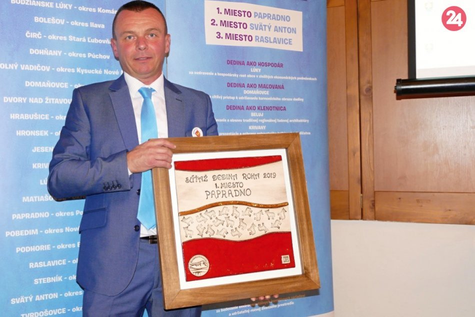 Dedinou roka je Papradno: Zábery nielen z oceňovania