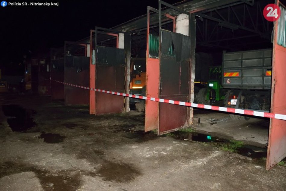 Požiar v Šuranoch zlikvidoval mestský majetok