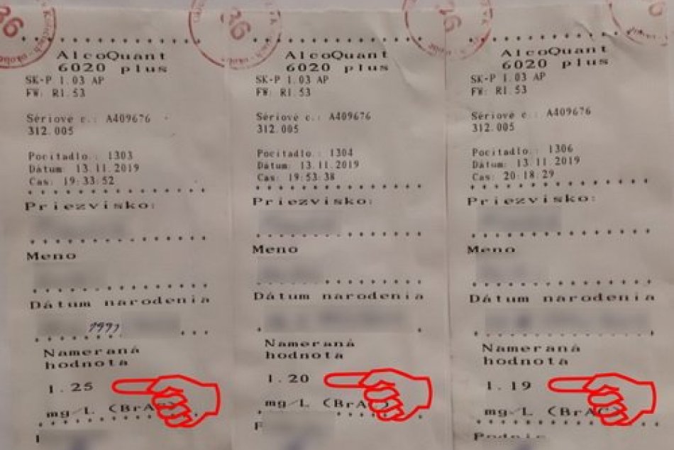 Polícia obvinila Ukrajinca, ktorý šoféroval pod vplyvom alkoholu