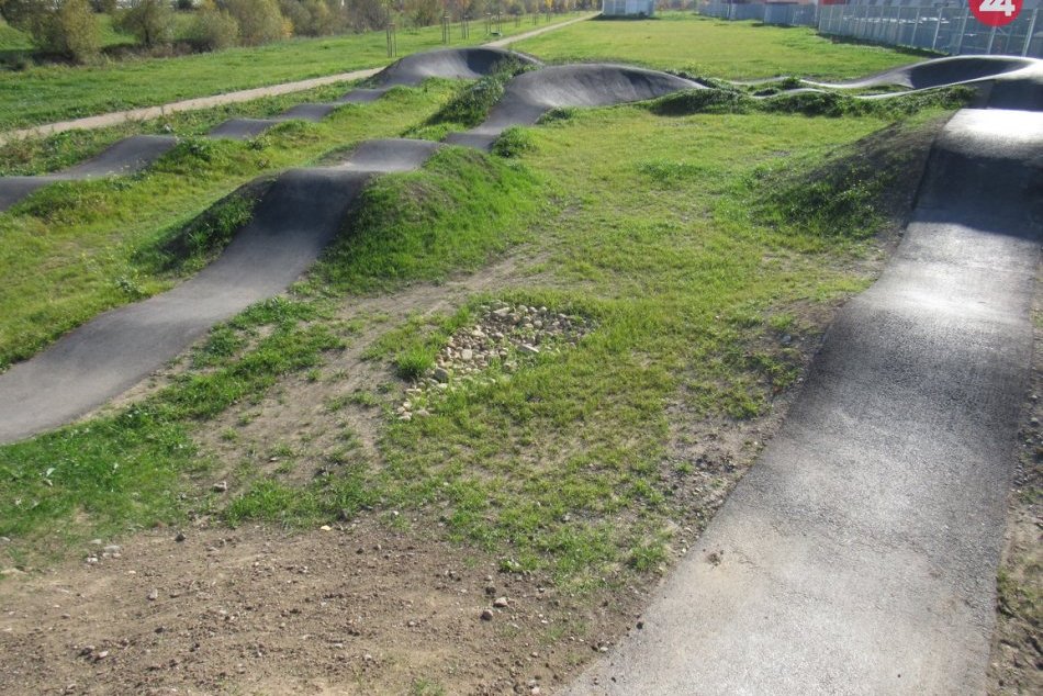 FOTO pumptracku na Rusínskej: Vznikol priestor pre cyklistov