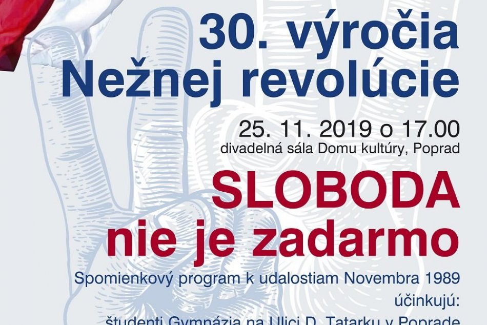 30. výročie Nežnej v podaní popradských študentov