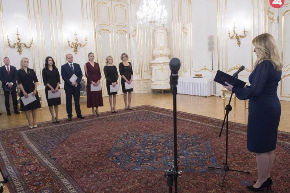 Prezidentka vymenovala šesť sudcov všeobecných súdov