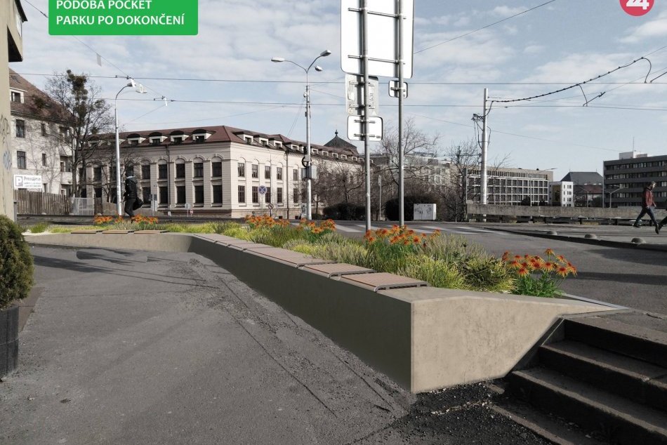 Záhonový parčík na Židovskej