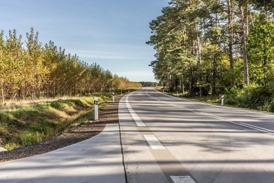 Zmodernizovaná cesta spájajúca Malacky a Rohožník
