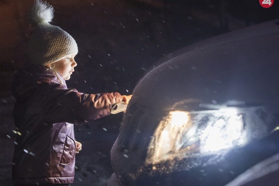 Sneženie v Bratislave