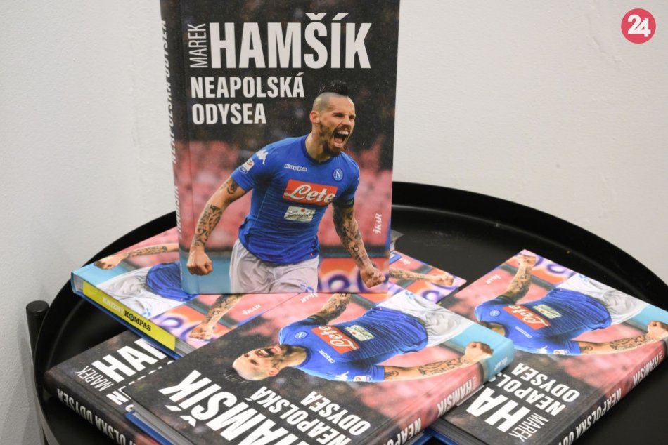 V OBRAZOCH: Krst knihy Marek Hamšík: Neapolská odysea