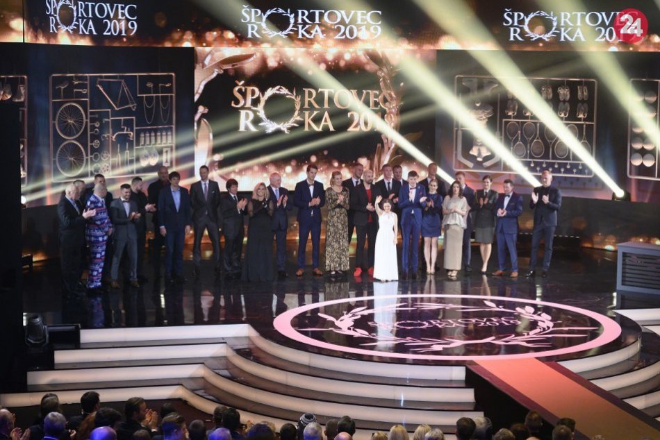 FOTO z vyhlásenia výsledkov ankety Športovec roka 2019