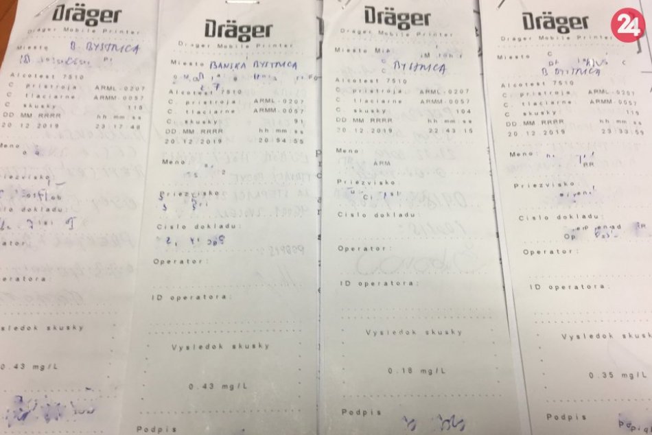 Kontrola zameraná na zákaz požívania alkoholu u osôb do 18 rokov