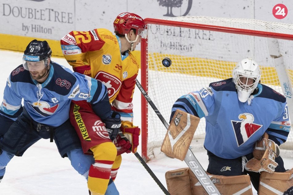 FOTO zo zápasu HC Slovan Bratislava - Dukla Trenčín