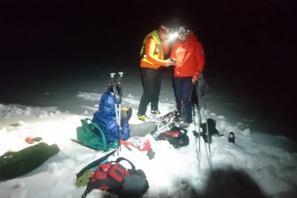 Horskí záchranári našli mladíka nad obcou Slaská