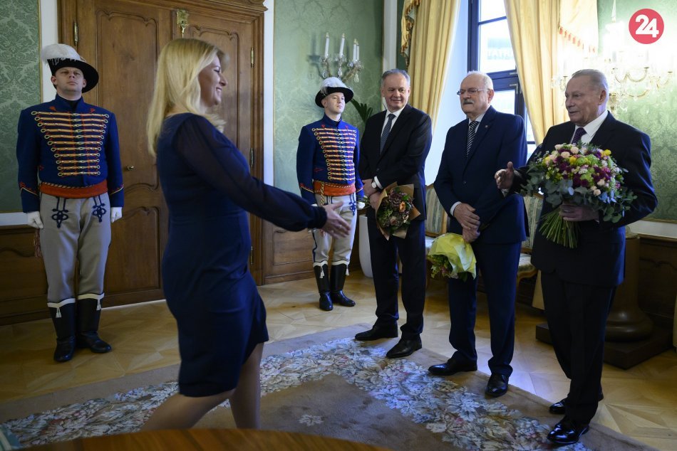 Spoločný novoročný obed bývalých prezidentov so Zuzanou Čaputovou
