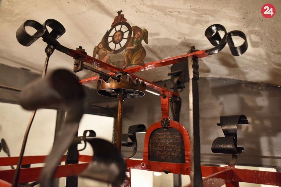 Hodiny v Mestskej veži v Trnave