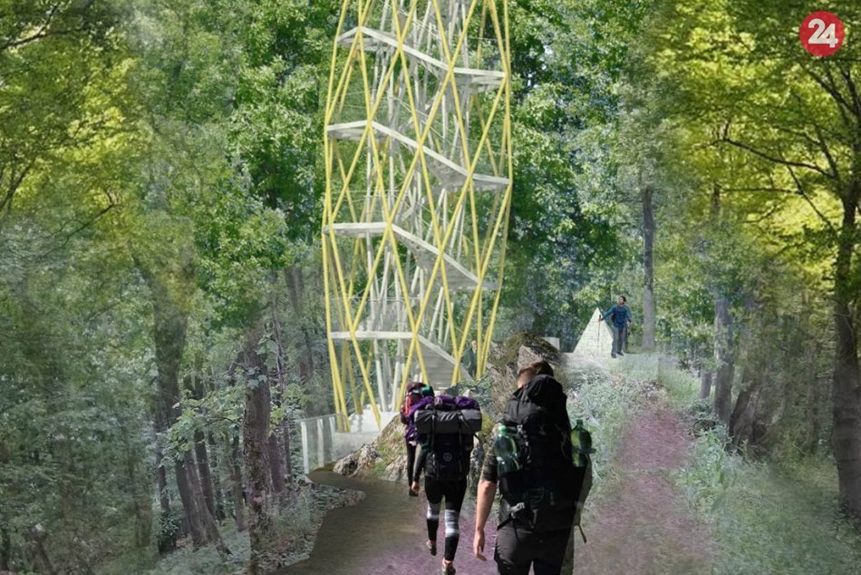 VIZUALIZÁCIE plánovanej rozhľadne na Veľkom Maníne