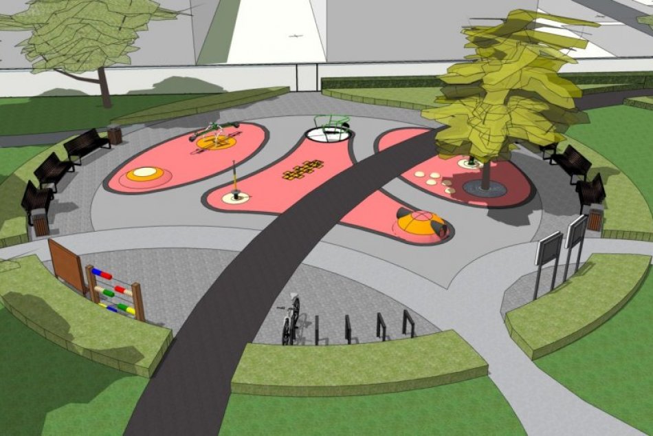 VIZUALIZÁCIE: Takto by mal vyzerať vnútroblok na Sihoti, pri škôlke Slimáčik