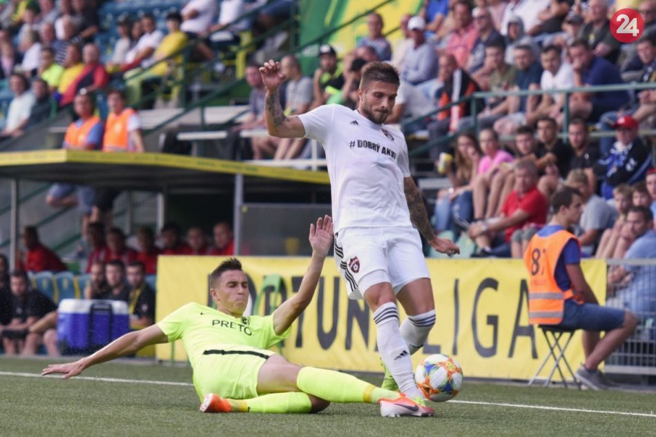 Filip Oršula v drese Spartaka Trnava