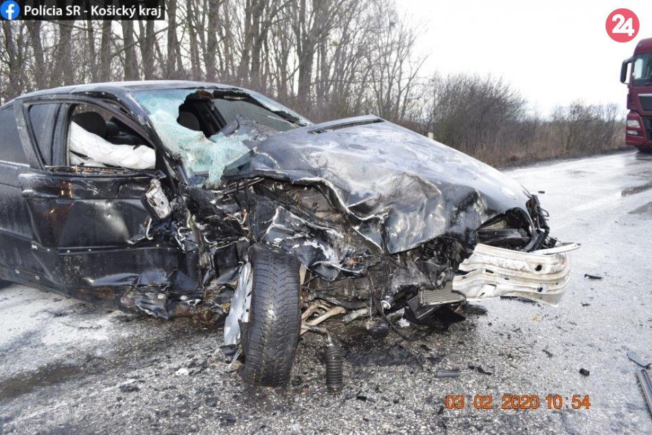 Nehoda vsmere od košickej mestskej časti Barca na obec Valaliky