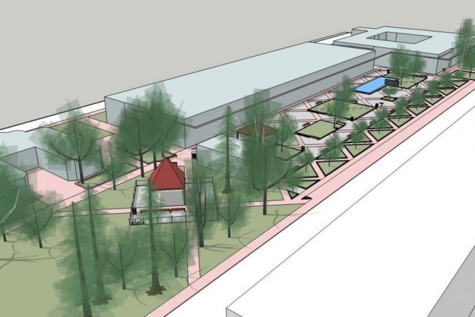 VIZUALIZÁCIE rekonštrukcie námestia na sídlisku Sihoť v Trenčíne