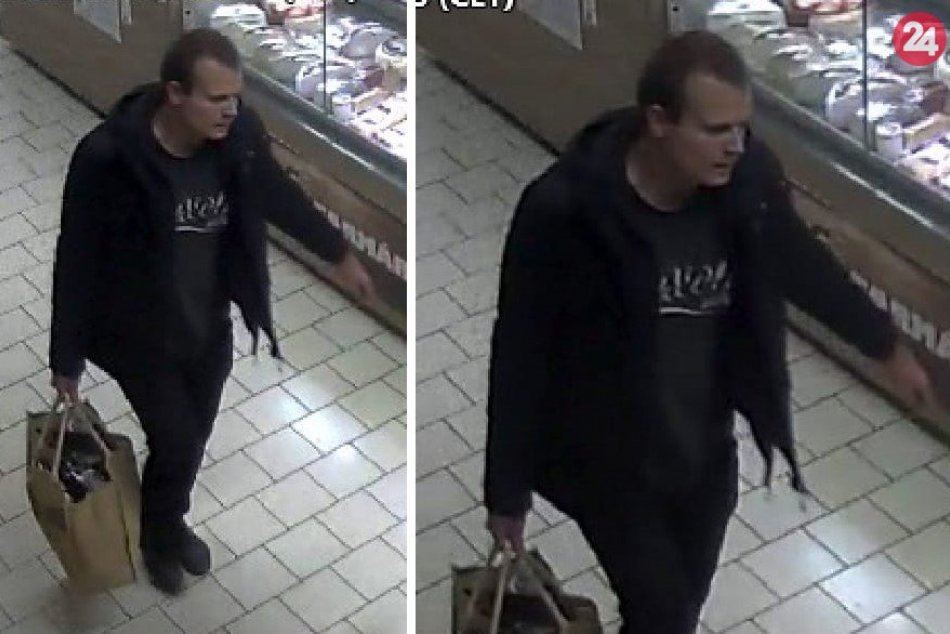 Bezpečnostná kamera zachytila podozrivého muža