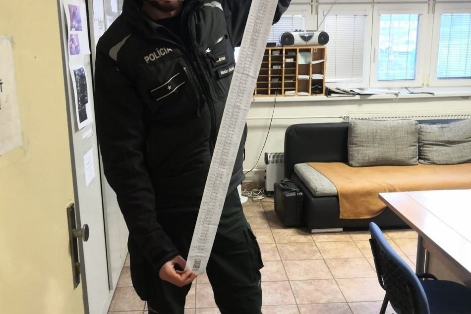 FOTO: Toto je účet za nákup, s ktorým chcela žena (28) ujsť bez zaplatenia