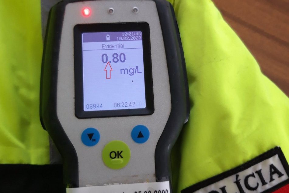 FOTO: Janovi (43) z okresu Považská zobrali vodičák, opäť však nafúkal