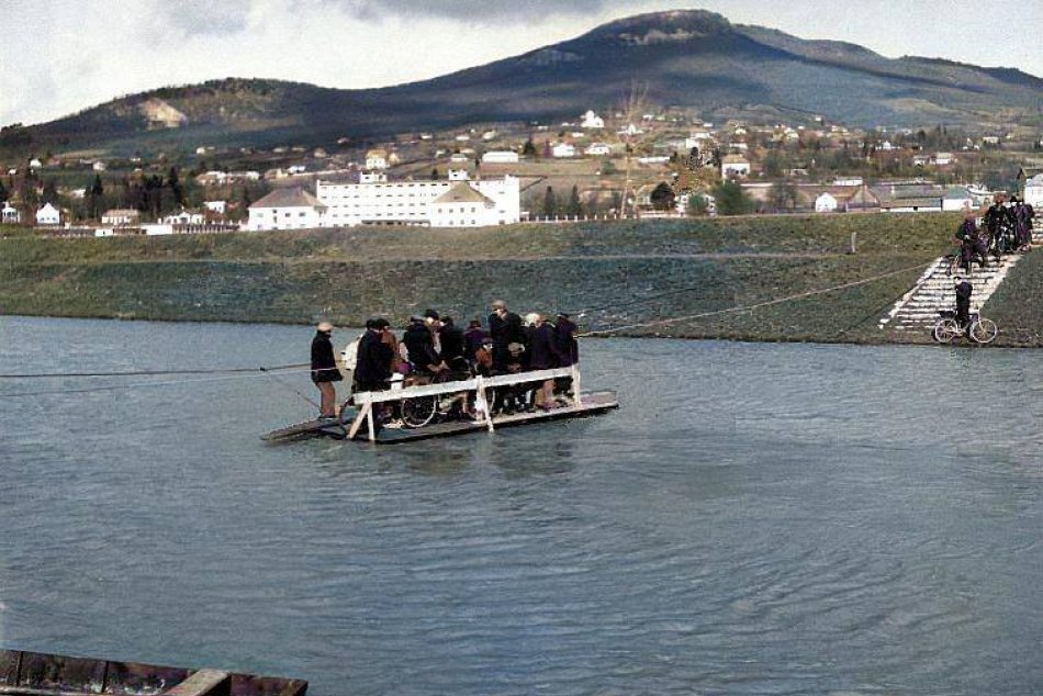 Skvosty z archívu: Historické fotografie Nitry ožili farbami, FOTO