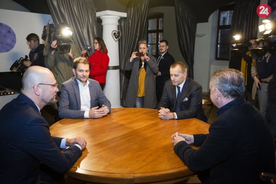 Stretnutie lídrov strán budúcej vlády