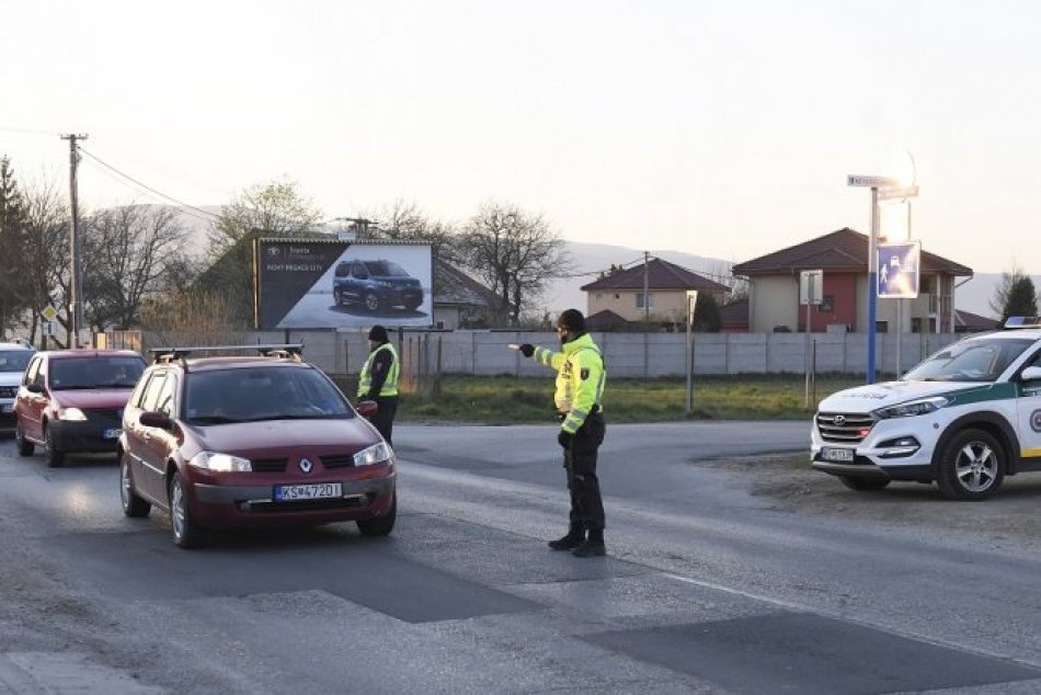 Kontrola na hraniciach okresu Košice - Košice-okolie