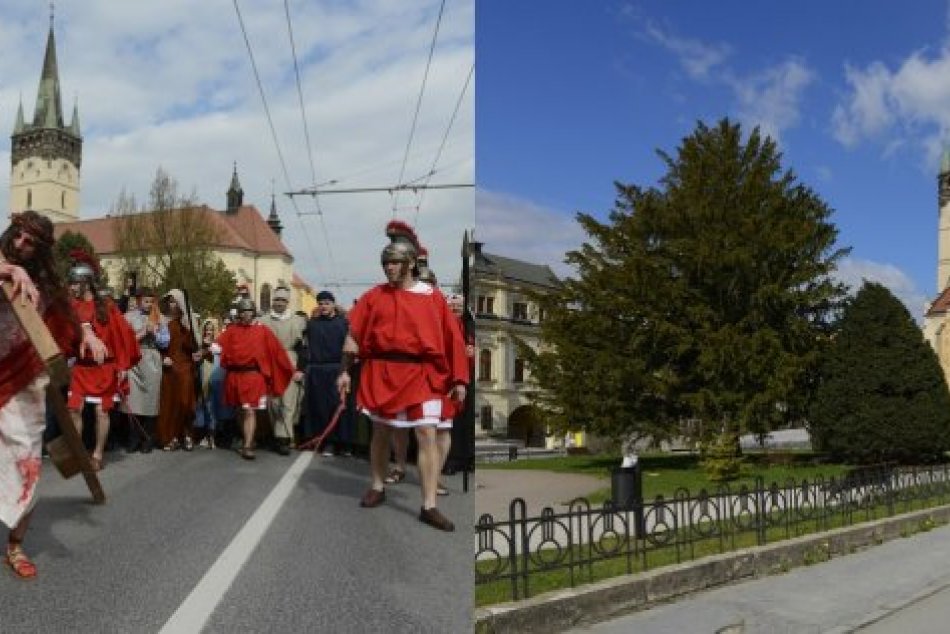 Obrazom: Prázdne prešovské lokality počas Veľkej noci