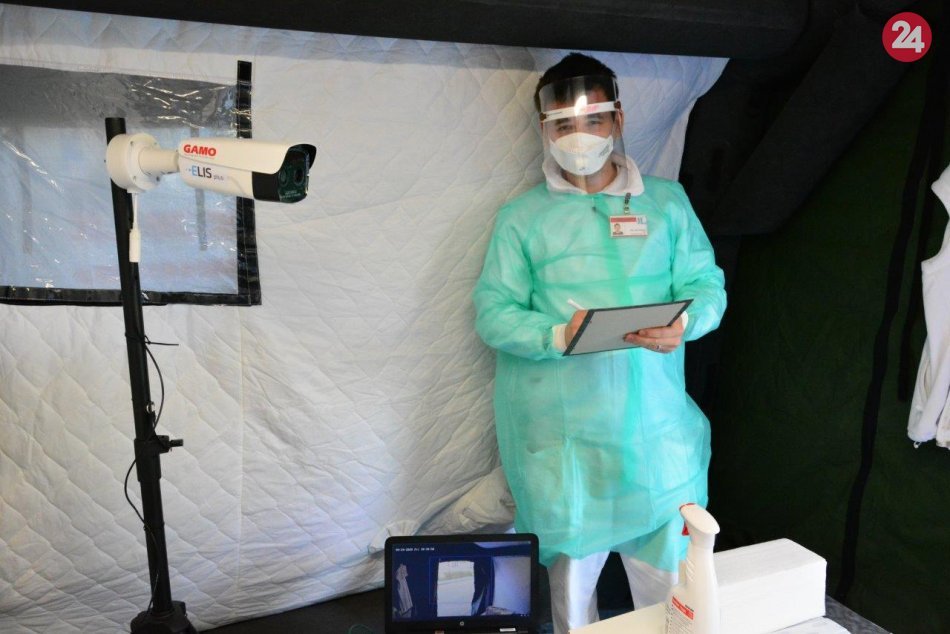 V OBRAZOCH: Teplotu bude rizikovým pacientom merať hybridná termo kamera