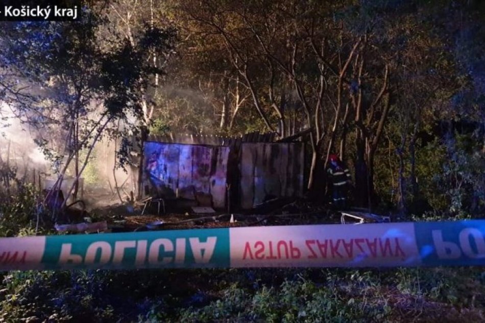 Obrazom: Požiar chatrče v Rožňave