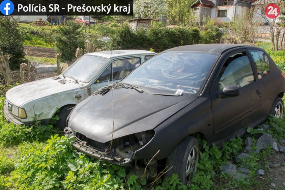 Obrazom: Nelegálne vrakovisko pri Prešove