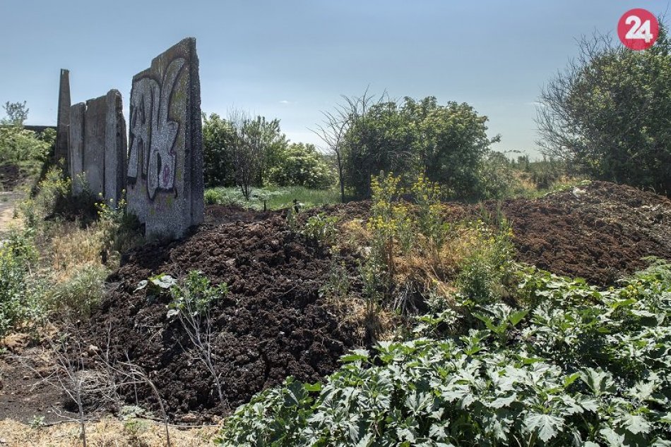 Nelegálna skládka v katastrálnom území obce Most pri Bratislave