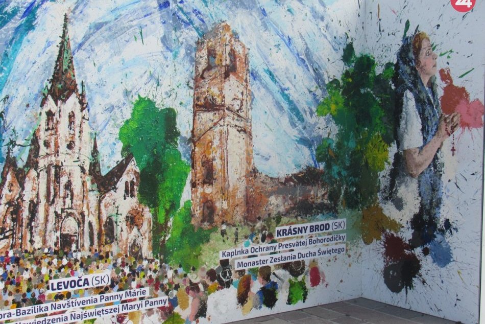 Obrazom: Netradičná mobilná galéria v centre Prešova