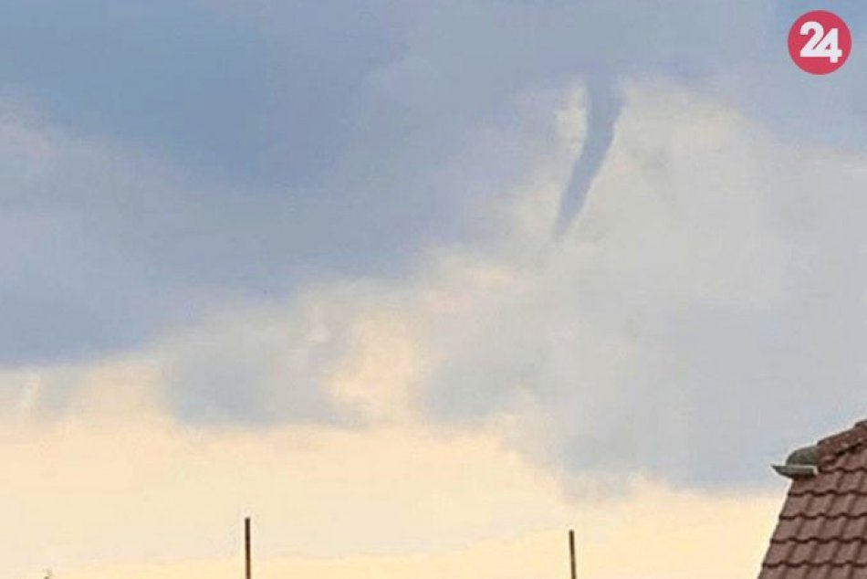 Tromba neďaleko Topoľčian