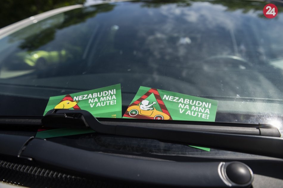 Kampaň polície Nezabudni na mňa v aute